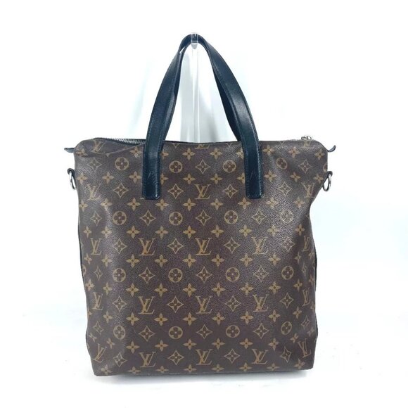 LOUIS VUITTON M40388 Monogram Macassar Kitan Business Bag Hand Bag Tote Bag - Picture 1 of 14